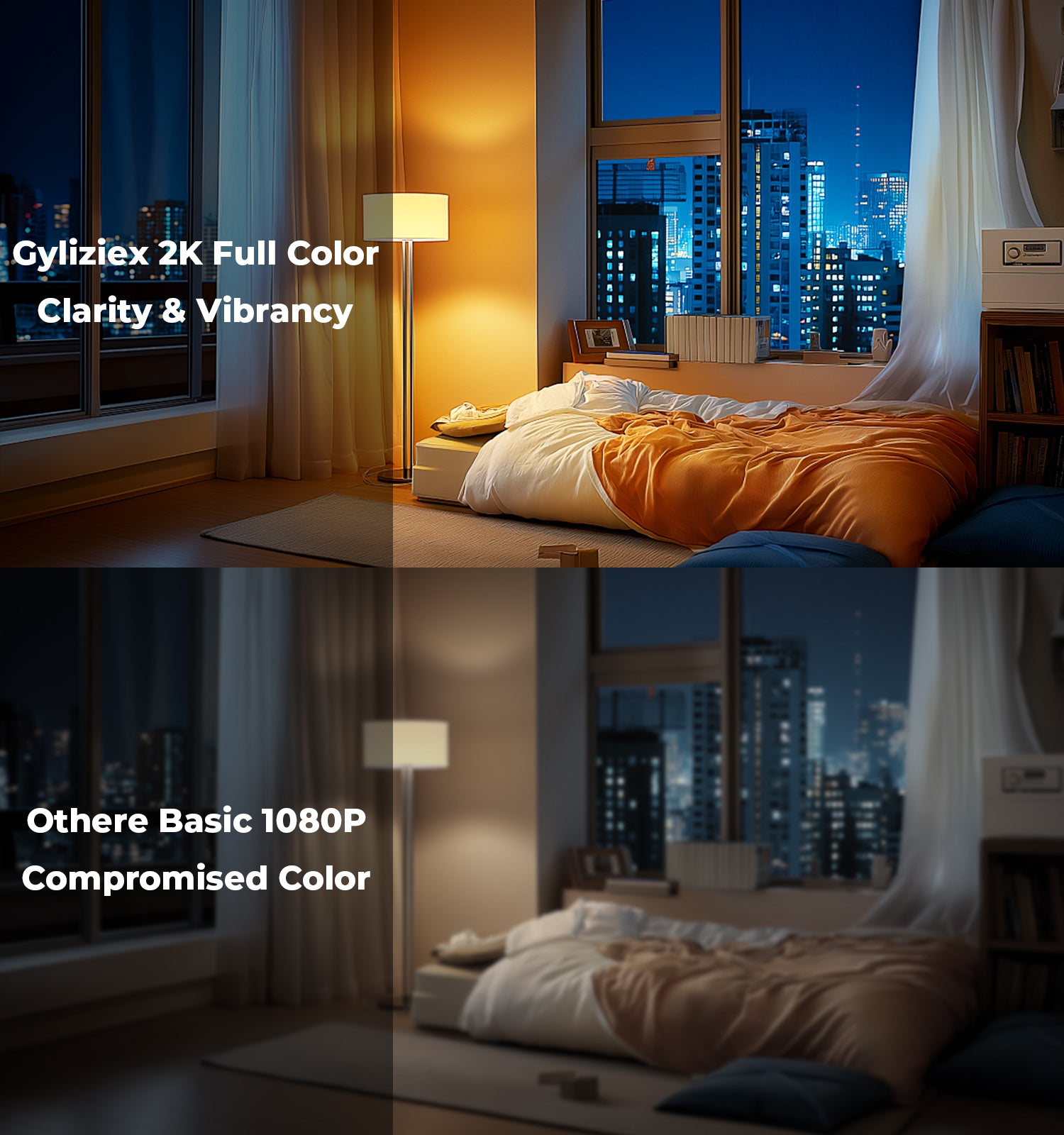 2K Clock Camera, 5G & 2.4G WiFi Indoor Pet Baby Nanny Cameras with Alarm for Home Security, Full Color Night Vision, Human Motion Detection, Local SD Storage